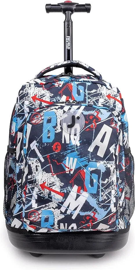 J World New York Sunny Rolling Backpack, Graffiti