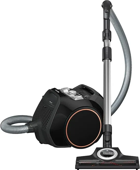 Miele Boost CX1 Cat & Dog - Bagless canister vacuum cleaner, lightweight, compact and corded with Vortex Technology, TurboBrush and HEPA AirClean filter, in Obsidian Black