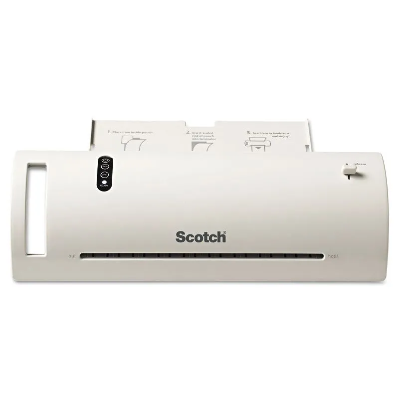 Scotch TL902VP Thermal Laminator, 1 Laminating Machine, White, Laminate Recipe Cards, Photos and Documents, For Home, Office or School Supplies, 9 in.