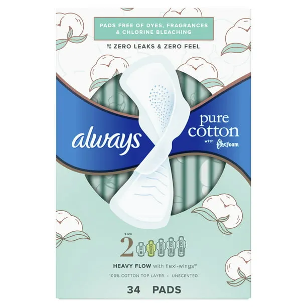 Always Pure Cotton Pads