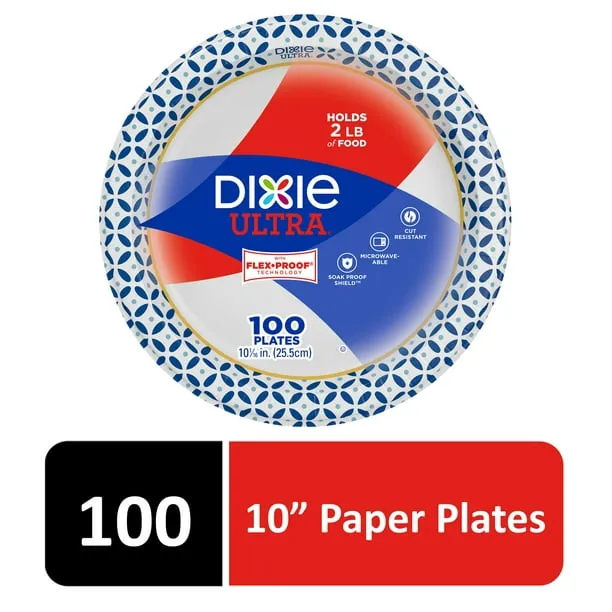 Dixie Paper Plates Ultra