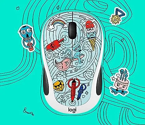 Logitech M325c Wireless Mouse - Bae-Bee Blue