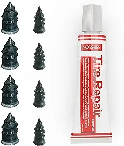 NORSHIRE Tire Repair Nail,Self-Tapping Screw,Tire Repair Kits,Tire Screw Plug,Tire Repair Rubber Nail,Tire Fix,Suitable for car, Motorcycle, ATV, Jeep, Truck, Tractor tire Puncture Repair