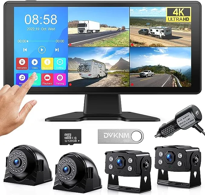 DVKNM 4K RV Backup Camera System