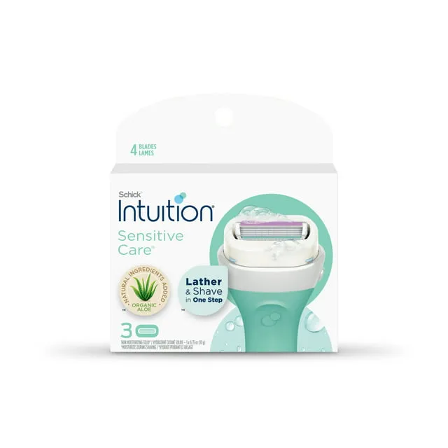 Schick Intuition Sensitive Care Womens Razor Blade Refills