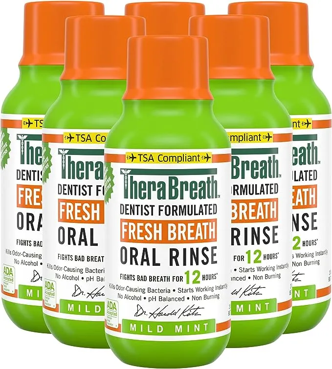 TheraBreath Fresh Breath Oral Rinse Mild