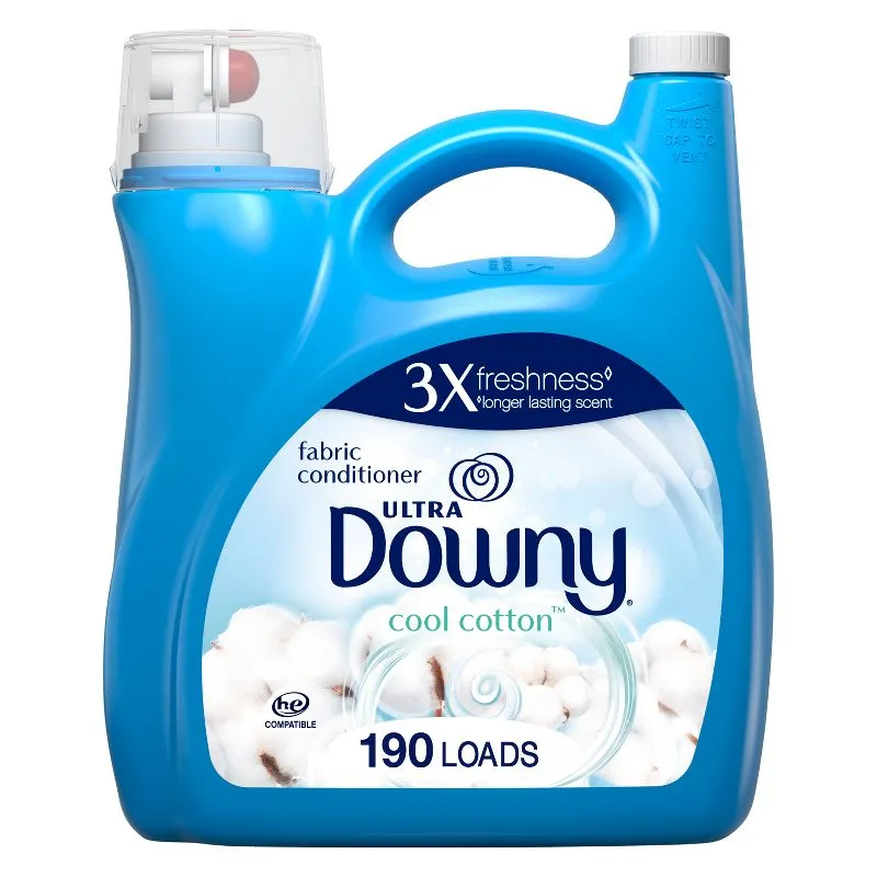 Downy Ultra Cool Cotton Liquid Fabric Softener Fabric Conditioner 140 fl oz