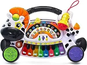 VTech Zoo Jamz Piano, for kids (18 months-4 years), White (Frustration Free Packaging