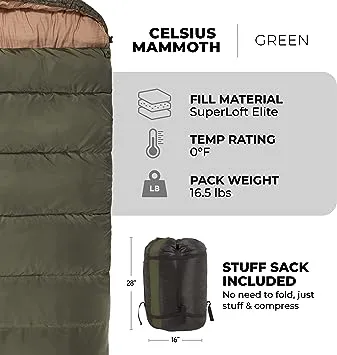 TETON Sports Mammoth Sleeping Bag