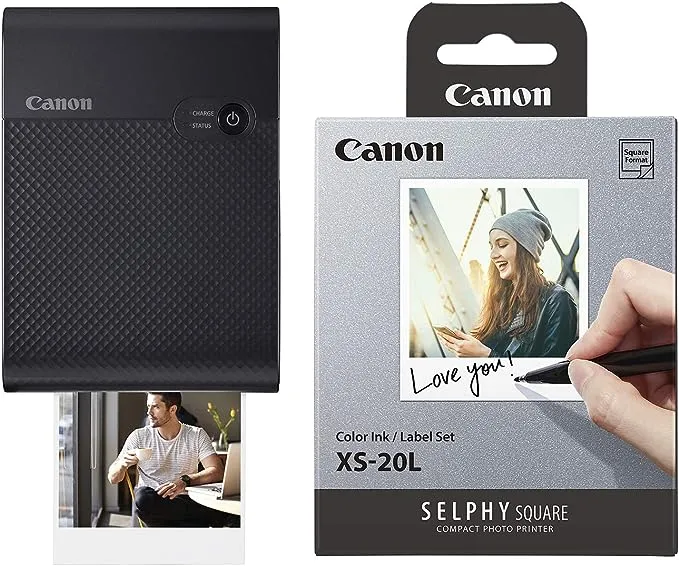 Canon QX10 Selphy Square Compact Photo Printer, White