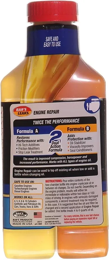 Bar's Leaks High Mileage Engine Repair, 16.9 oz