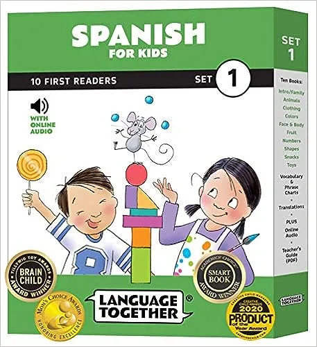 Spanish for Kids Set 1: First 10 Readers with Online Audio