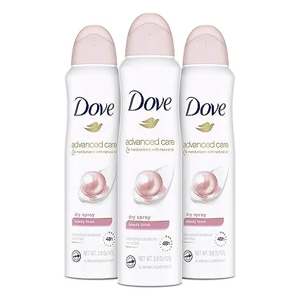 Dove Dry Spray Antiperspirant Deodorant, Beauty Finish - 3.8 oz can