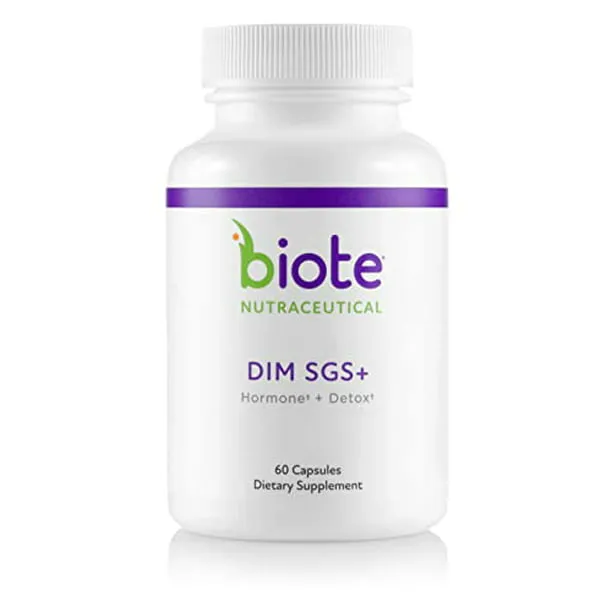 2 Pack Biote Nutraceuticals - Dim SGS + - Hormone + Detox (60 Capsules)