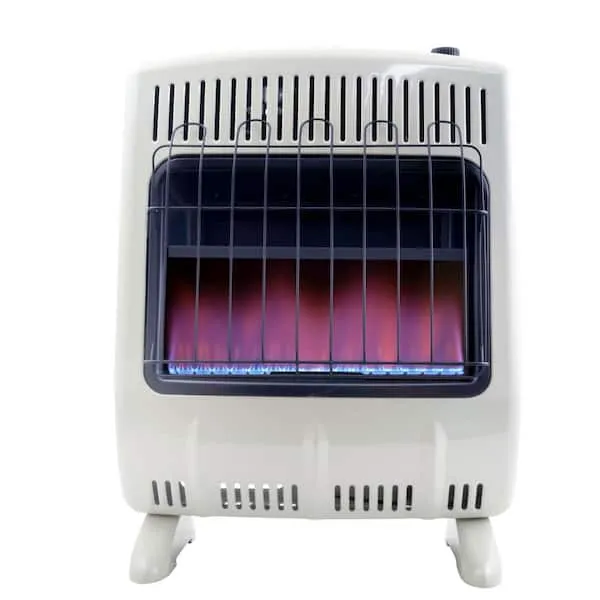 Mr. Heater 
                            
                            
			
			20,000 BTU Vent-Free Liquid Propane Blue Flame Heater