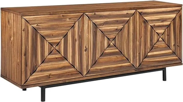 Signature Design by Ashley Fair Ridge Modern Wood Accent Cabinet or TV Stand, Brown