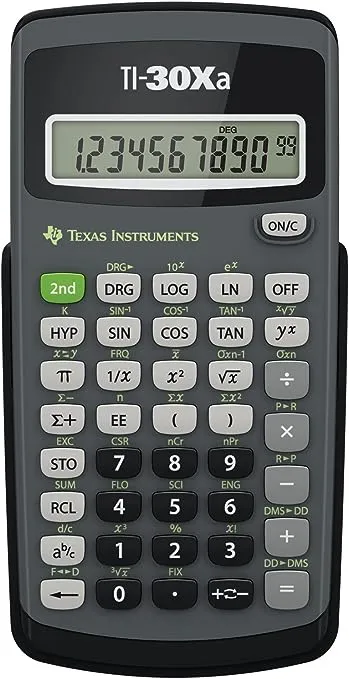 Texas Instruments TI-30Xa Scientific Calculator