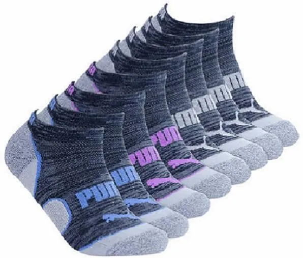 Puma Women's No Show Moisture Control Mesh Socks