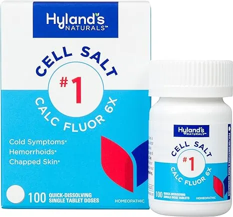 Cell Salt #1 | Calc Fluor 6X | 100 Tablets | Hyland's Naturals