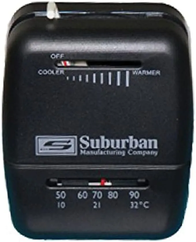 Suburban 161210 Wall Thermostat - Black