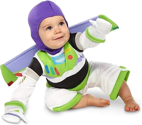 Halloween Toy Story Baby Buzz Lightyear Classic Costume, by Disguise, Size 6m-12m, Size: 6-12 Mo