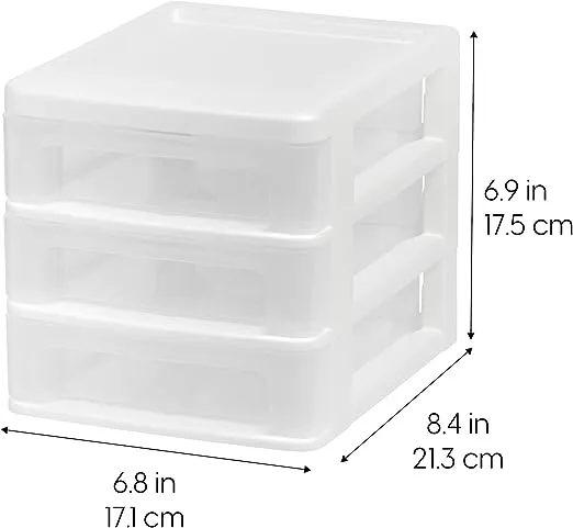 Iris USA 3-Drawer Desktop Organizer