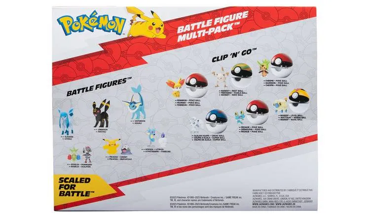 Pokemon Battle Figure 6-Pack