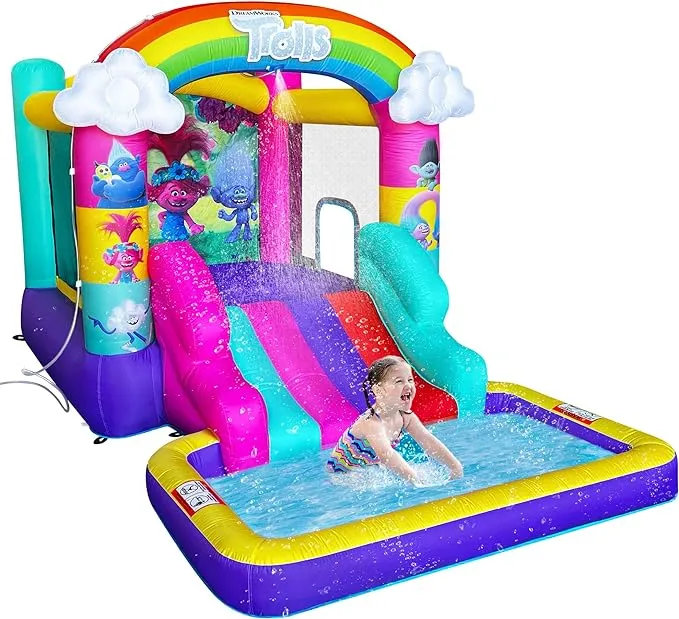 Inflatable Toys Accessories Trolls Bounce House With Slide Outdoor Water Slide With Pool Plus Heavy Duty Air Blower For Kids - Buy Rolls Inflatable Bounce House With Slide
large Inflatable Bounce House With Ball Pit
inflatable Bounce Castle Product on 