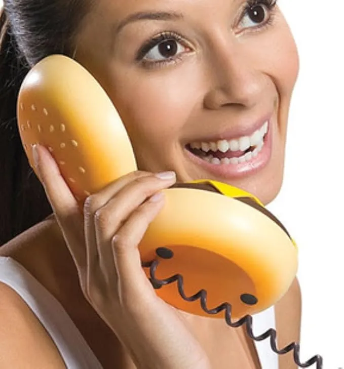 Hamburger Cheeseburger Burger Phone Telephone IN JUNO(Telephone)