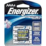 Energizer - Ultimate Lithium AAA Batteries, 4-Pack