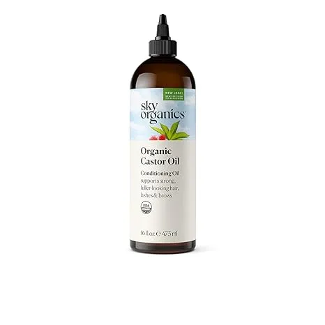 Sky Organics, Organic Castor Oil, 16 fl oz (473 ml)