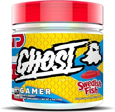 Ghost Gamer Focus x Energy, Swedish Fish - 6.7 oz