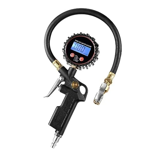 CZC AUTO Digital Tire Inflator Pressure Gauge, LED Display Tyre Deflator Gage...