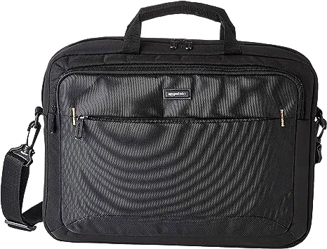 Amazon Basics 17.3-Inch Laptop Case Bag, Fits Dell, HP, ASUS, Lenovo, MacBook Pro and more, Black