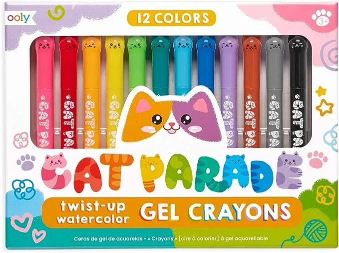 Ooly Cat Parade Gel Crayons