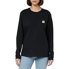 Carhartt Workwear Pocket Long-Sleeve T-Shirt - Women's Black, Xs