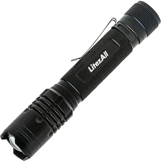 LitezAll 22668 1000 Lumen Rechargeable Tactical Flashlight