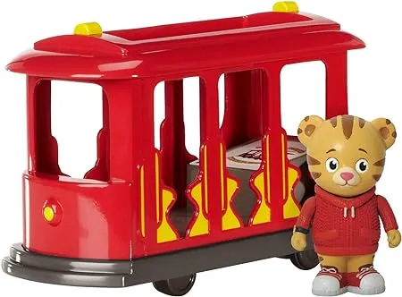 Daniel Tiger's Neighborhood Trolley with Daniel Tiger Figure, Single