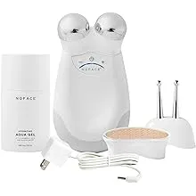 NuFACE Trinity Complete – Microcurrent Device for Face and Neck – Non-Invasive Facial Toning – Anti Aging Device to Sculpt and Firm - w/Lip & Eye and Wrinkle Reducer Attachments