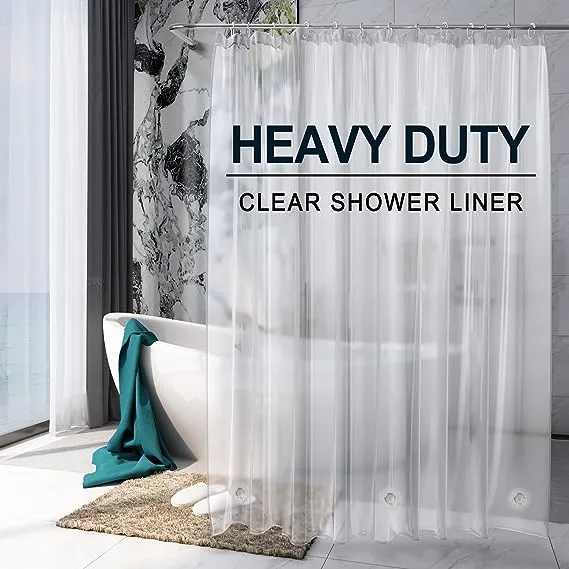 AmazerBath Heavy Duty Shower Curtain Liner