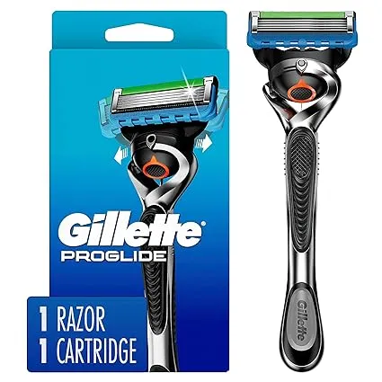 Gillette Fusion ProGlide Men's Razor with Flexball Handle Technology, Black