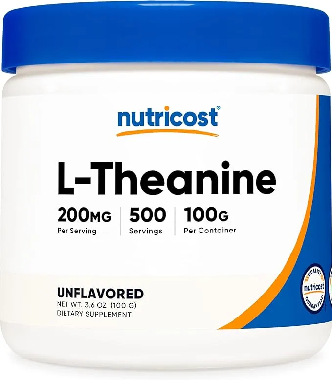 Nutricost L-Theanine 200mg, 240 Capsules - Double Strength