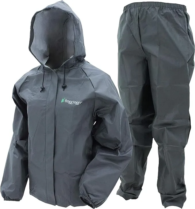 FROGG TOGGS Men's Standard Ultra-Lite2 Waterproof Breathable Rain Suit, Carbon, XX-LargeFROGG TOGGS Men's Standard Ultra-Lite2 Waterp…