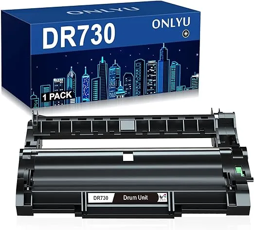 ONLYU Unidad DR730 compatible con Brother DR-730 DR 730 para MFC-L2710DW HL-L2370DW HL-L2350DW HL-L2395DW HL-L2390DW MFC-L2750DW DCP-L2550DW (paquete de 2, no incluye tóner)