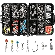 Fishing Accessories Kit for Freshwater/Sal<wbr/>twater, Fishing Set with Tackle Box...