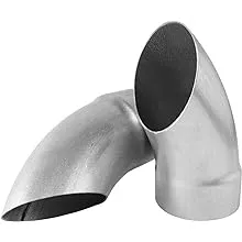 Flowmaster® T3030 - Scavenger Series Aluminized Steel Turndown Clamp-On Gray Exhaust Tips (3&quot; Inlet, 3&quot; Outlet, 9&quot; Length)