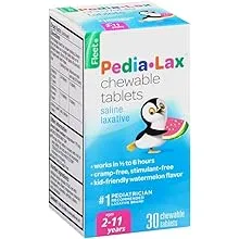 Fleet Pedia-Lax Laxative Chewable Tablets for Kids, Ages 2-11, Watermelon, 30 ct | CVS