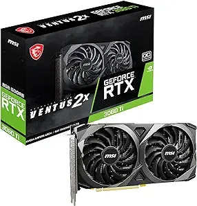 MSI GeForce RTX 3060 Ti Ventus 2X 8GB GDDR6 OCV1 Graphics Card