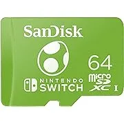 SanDisk 64GB microSDXC UHS-I for Nintendo Switch, Speed Up to 100MB/s (SDSQXAO-064G-GN6ZN)