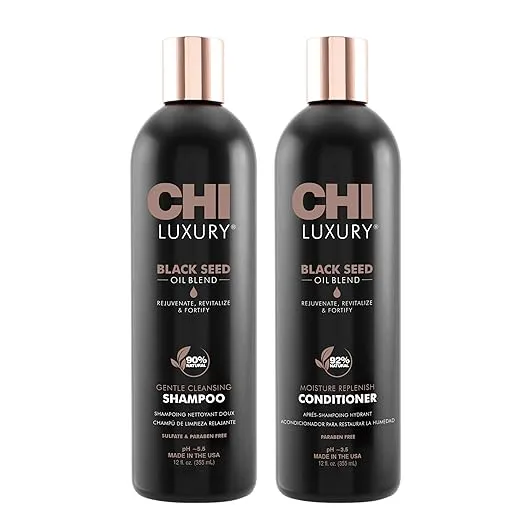 CHI Luxury Black Seed Oil Gentle Cleansing Shampoo 12 oz / 355 ml